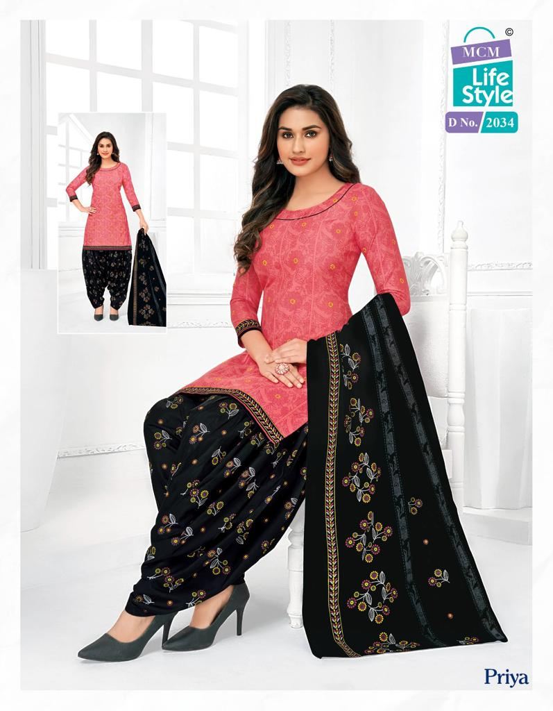 Mcm Priya Special Vol 20 Designer Pure Cotton Printed Dress Materials