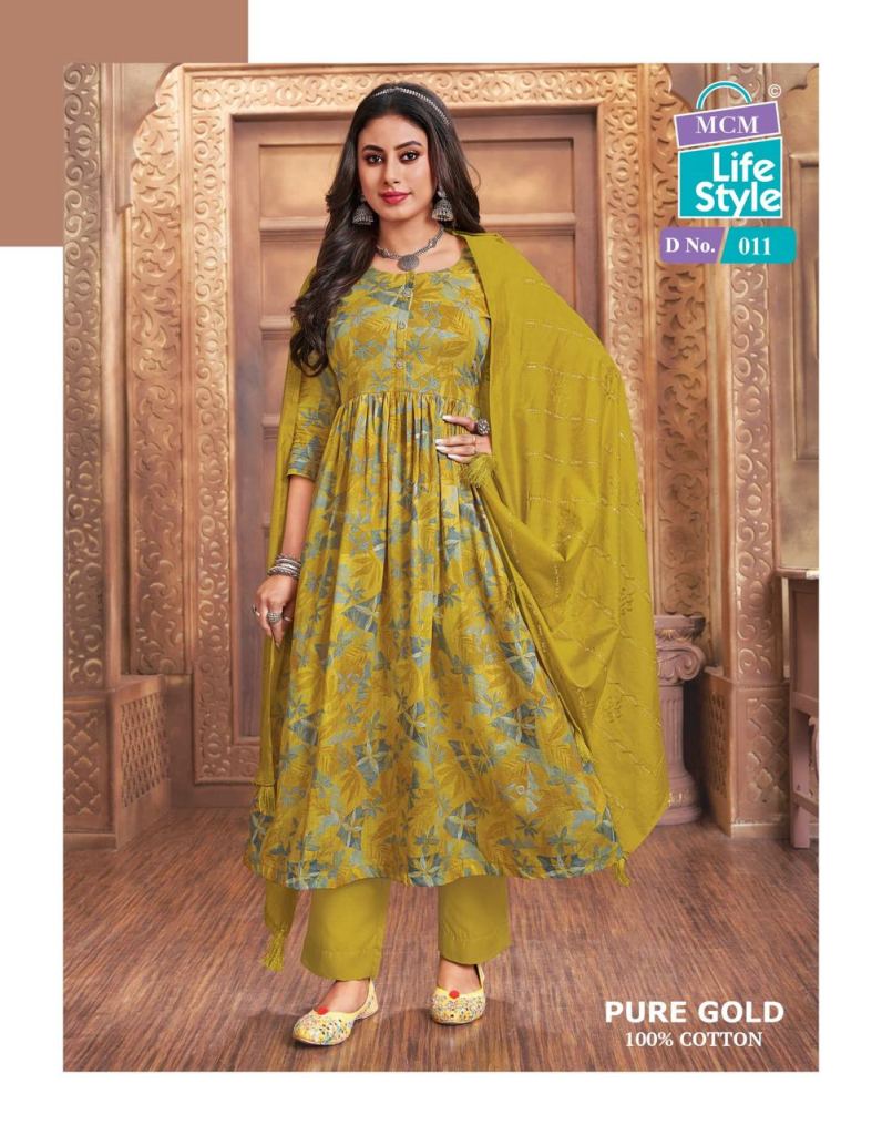 Mcm Pure Gold Vol 1 Dress Material