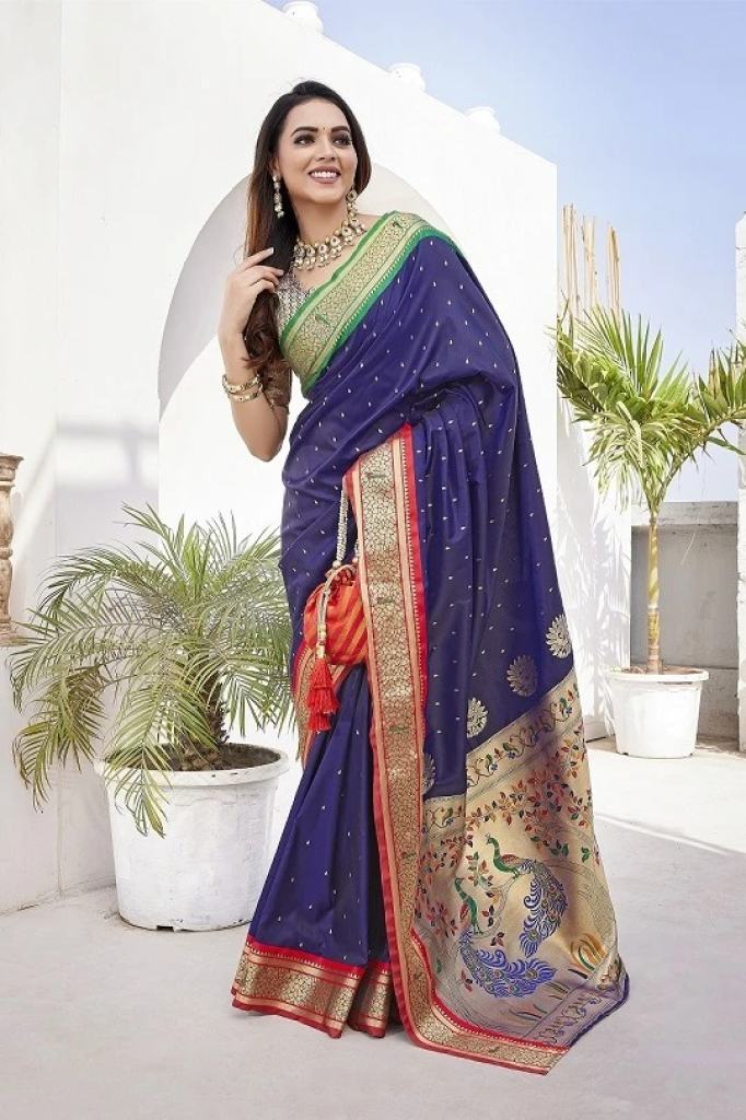 Meera 216 Paithani Silk Saree