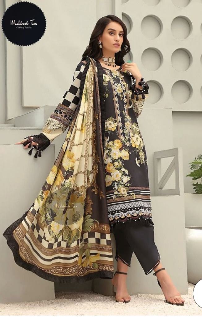 Mehbbob Tex Bliss Court Winter  vol 1 Pashmina Dress Material Collection
