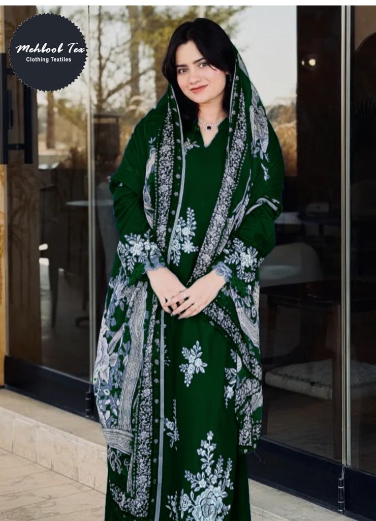 Mehboob Tex 1974 Embroidered Salwar Kameez