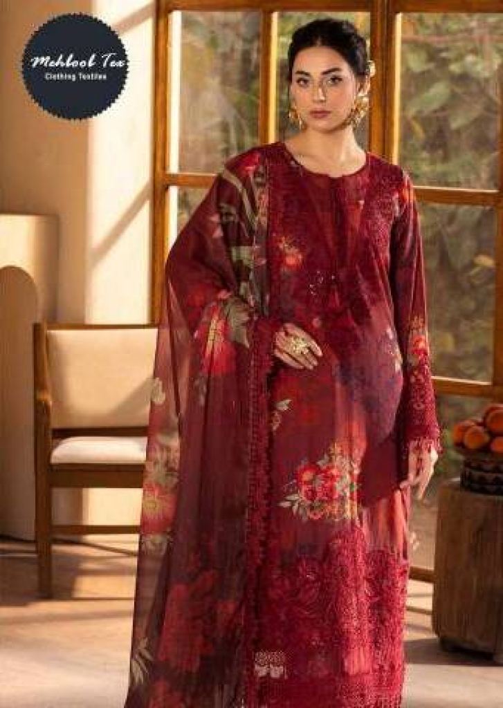 Mehboob Tex Adan Libas Vol 2 Cotton Dupatta Pakistani Suits