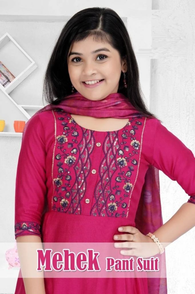 Mehek 8462 Kids Wear Kurti Set Collection