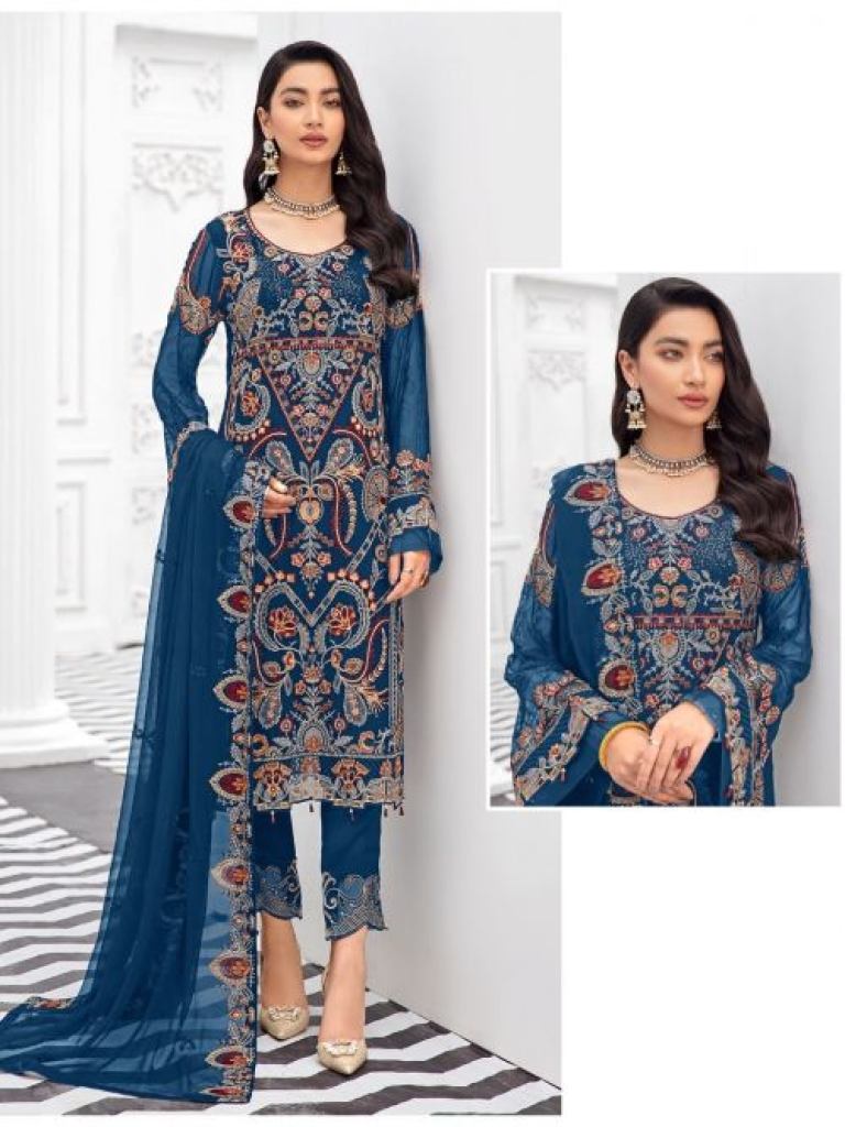 Mehtab Tex Ramsha Dark Colour Pakistani Salwar suits collection 