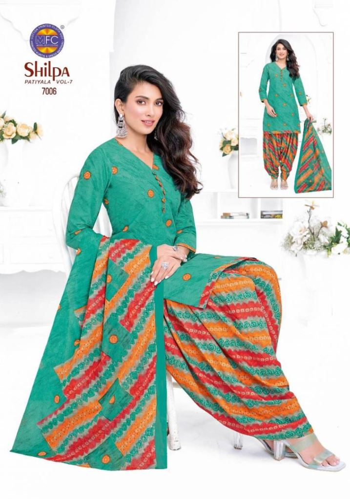 Mfc Shilpa Patiyala Vol 7 Dress Material