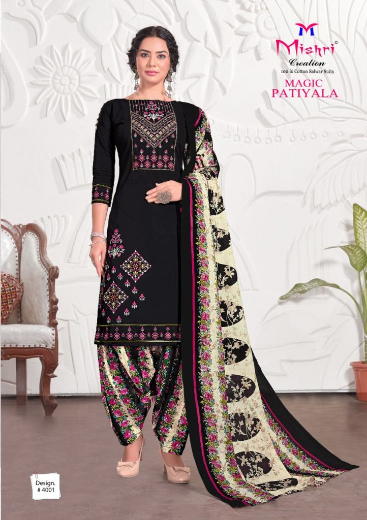 Mishri Magic Patiyala Vol 4 Printed Cotton Dress Neck Designs