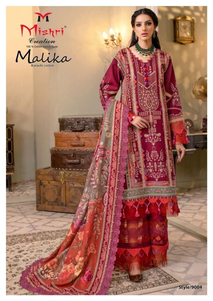 Mishri Malika Vol 9 Karachi Cotton Dress Material Collection