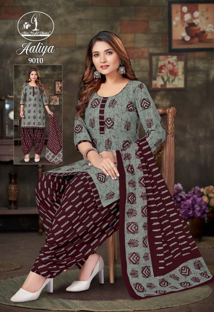 Miss World Aaliya Vol 9 Dress Material