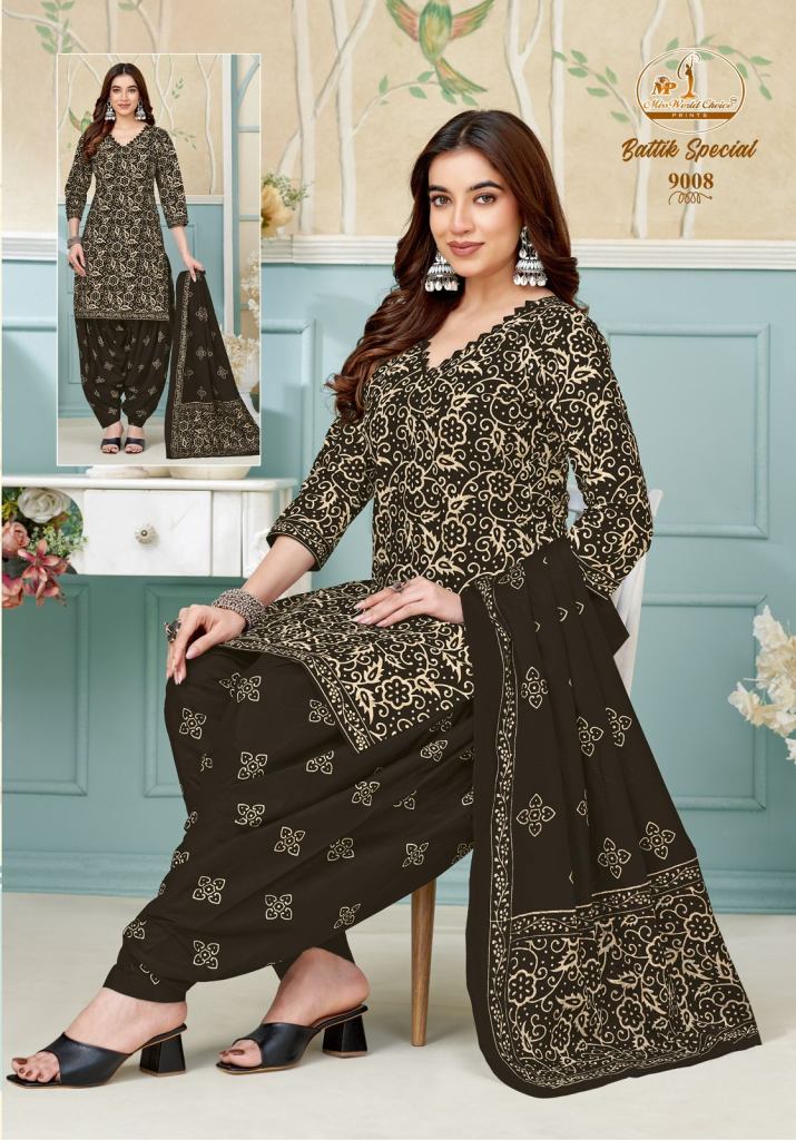 Miss World Battik Special Vol 9 Dress Material