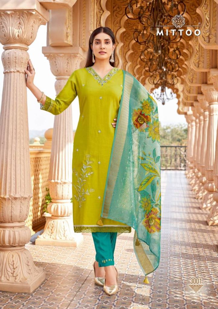 Mittoo Aayushi Kurti Bottom With Dupatta