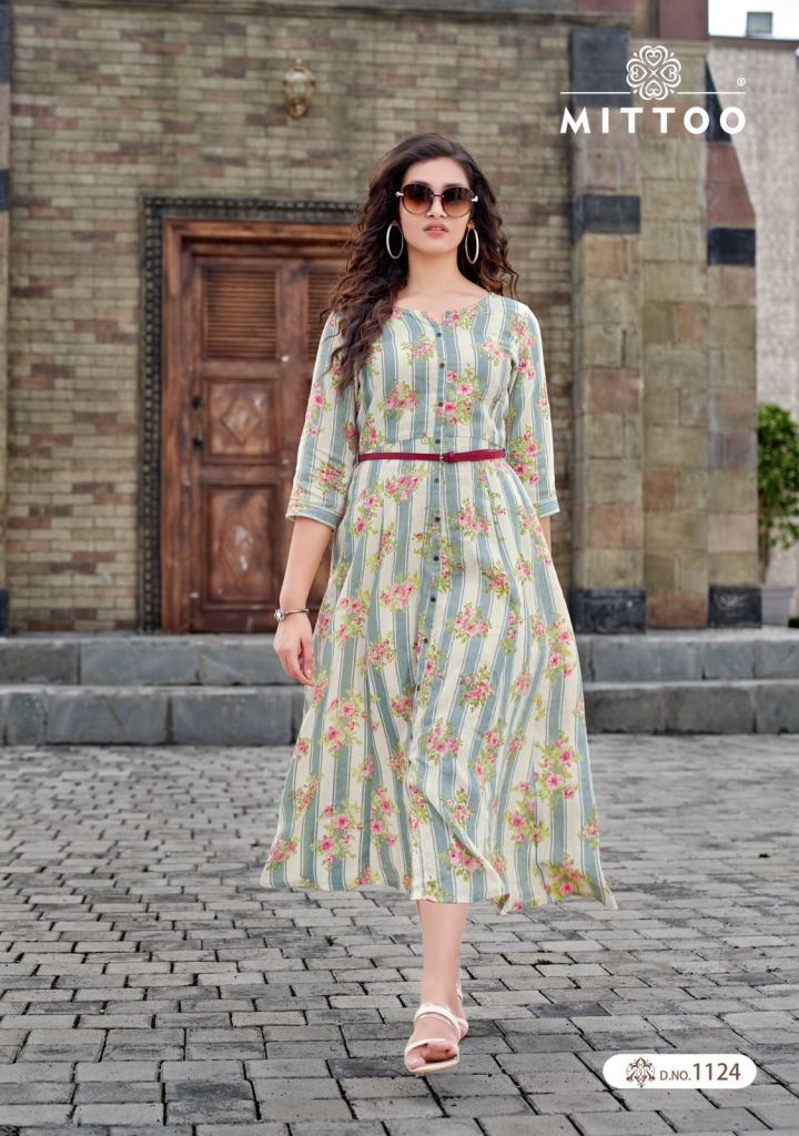 Mittoo Belt Vol 11 Fancy Rayon Designer Kurtis Collection