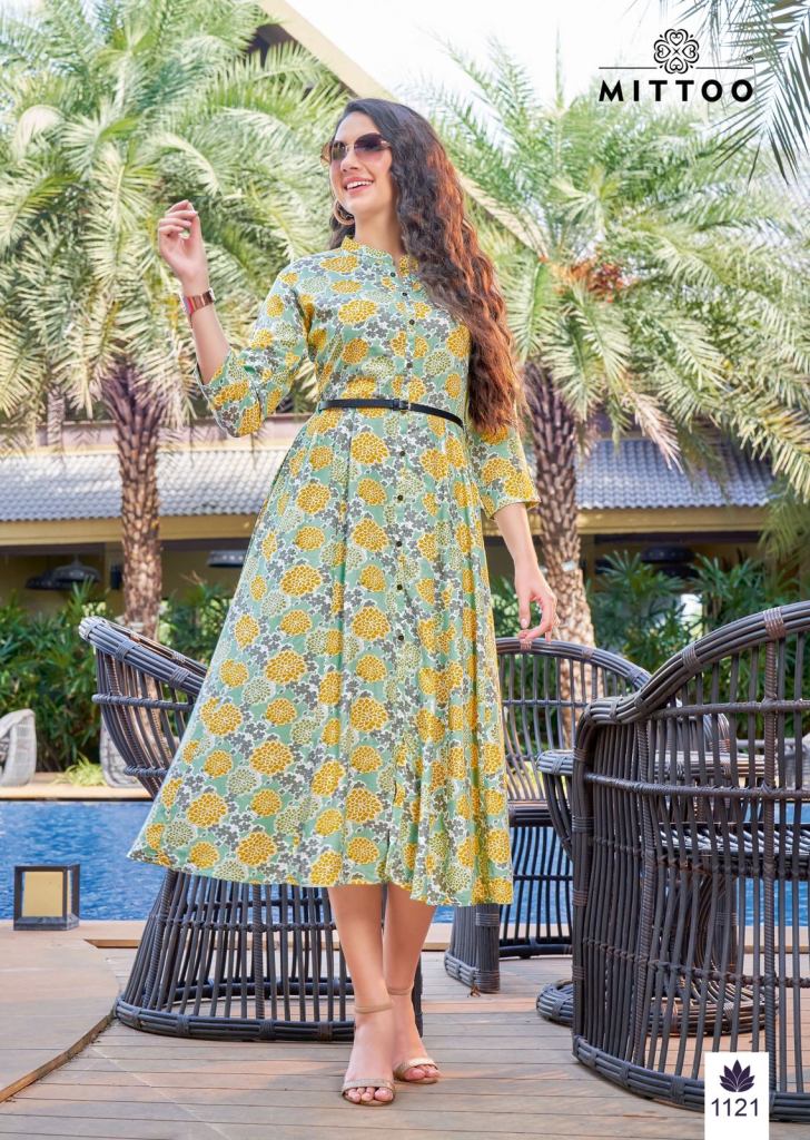 Mittoo Belt  vol 10 Fancy Rayon Designer Kurti Collection