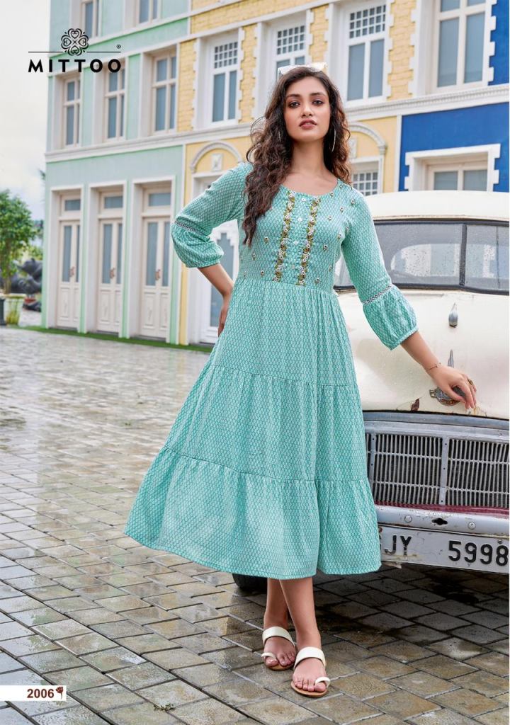 Mittoo Chaahat Fancy Designer Kurtis Collection