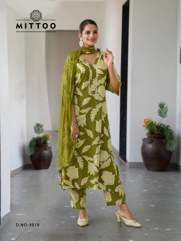 Mittoo Disney Vol 2 Printed Kurti Bottom With Dupatta