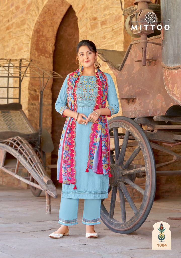 Mittoo Elegance Kurti Pant With Dupatta 