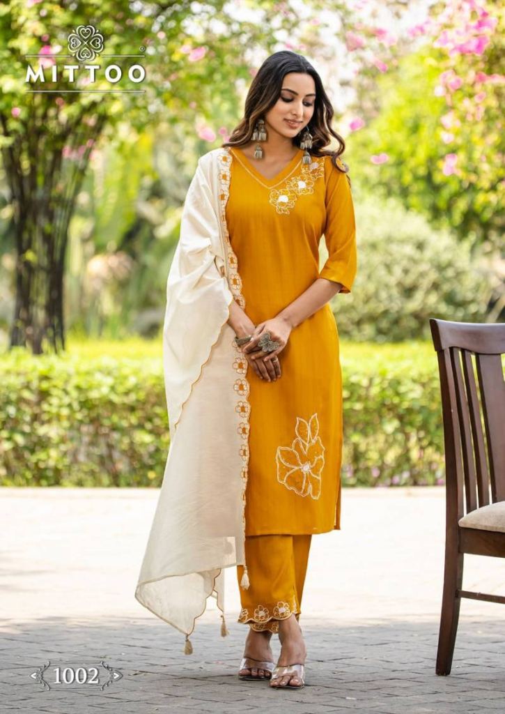 Mittoo Elite Kurti Bottom With Dupatta