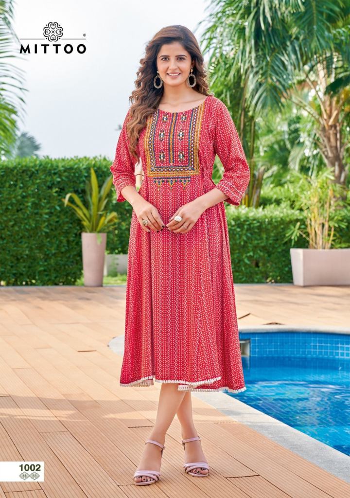 Mittoo Kanika Fancy Designer Kurti Collection