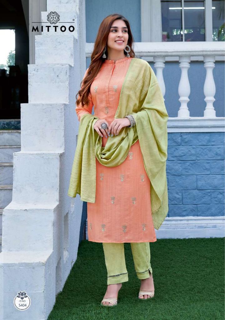 Mittoo Noor Vol 1 Nylon Viscose Kurtis With Bottom And Dupatta Catalog 