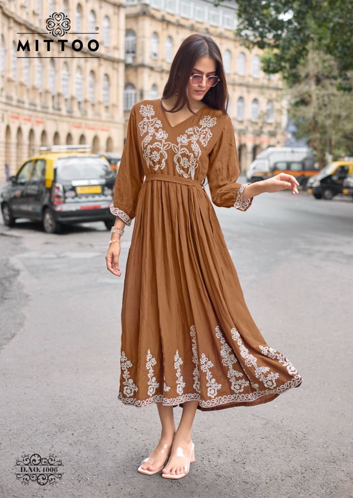 Mittoo Queen Weaving Kurtis