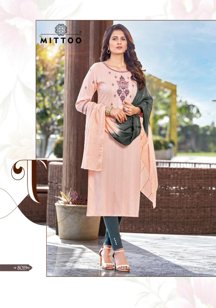 Mittoo Rangpreet Vol 4 Catalog Stylish Designer Wear Readymade Top Bottom With Dupatta