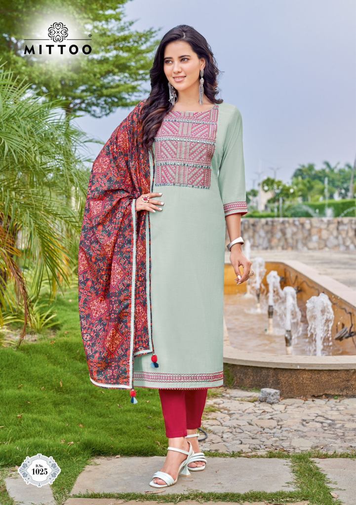 Mittoo Shringar Vol 9 Party Wear Designer Kurti With Bottom Dupatta Collection