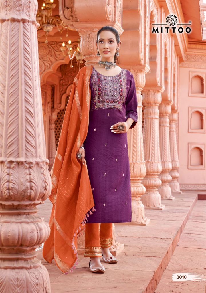 Mittoo Simayaa Vol 2 Kurti Bottom With Dupatta