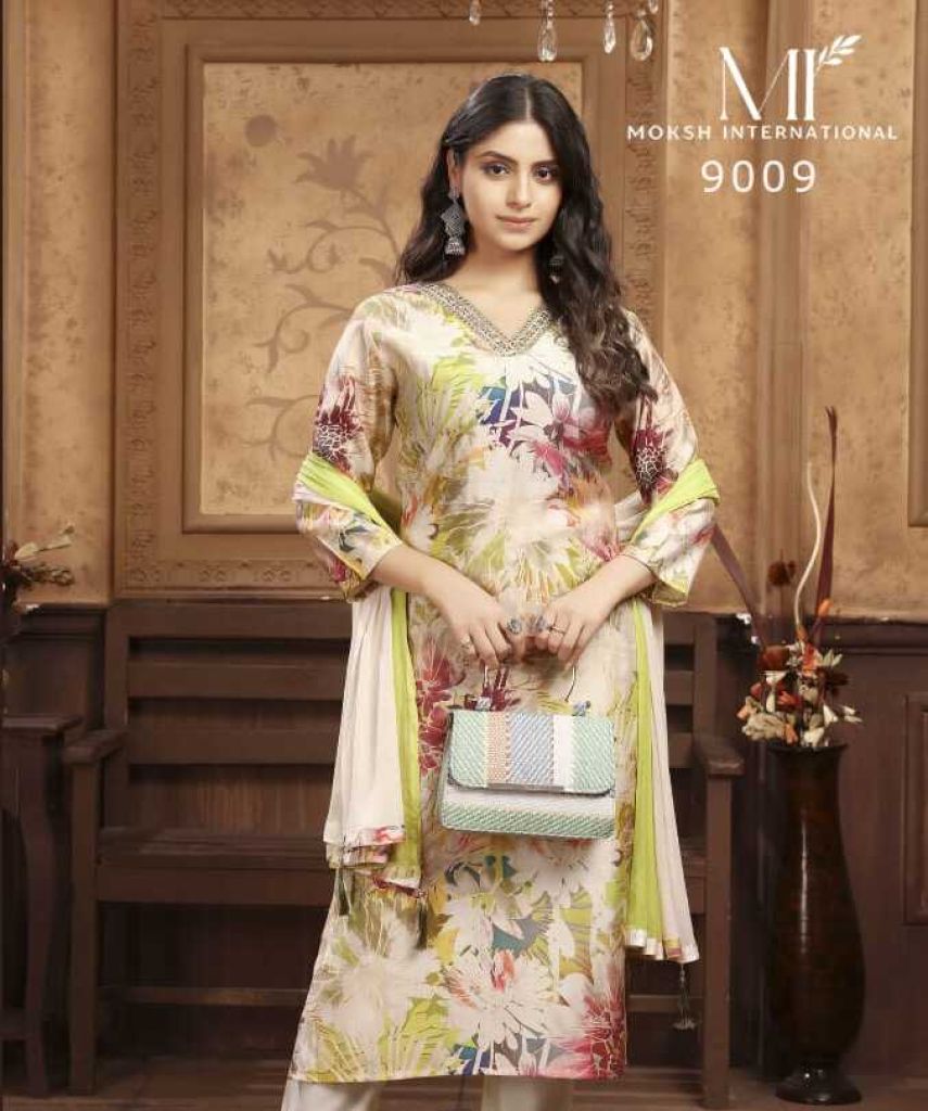 Moksh Kaashvi Vol 1 Kurti With Bottom Dupatta