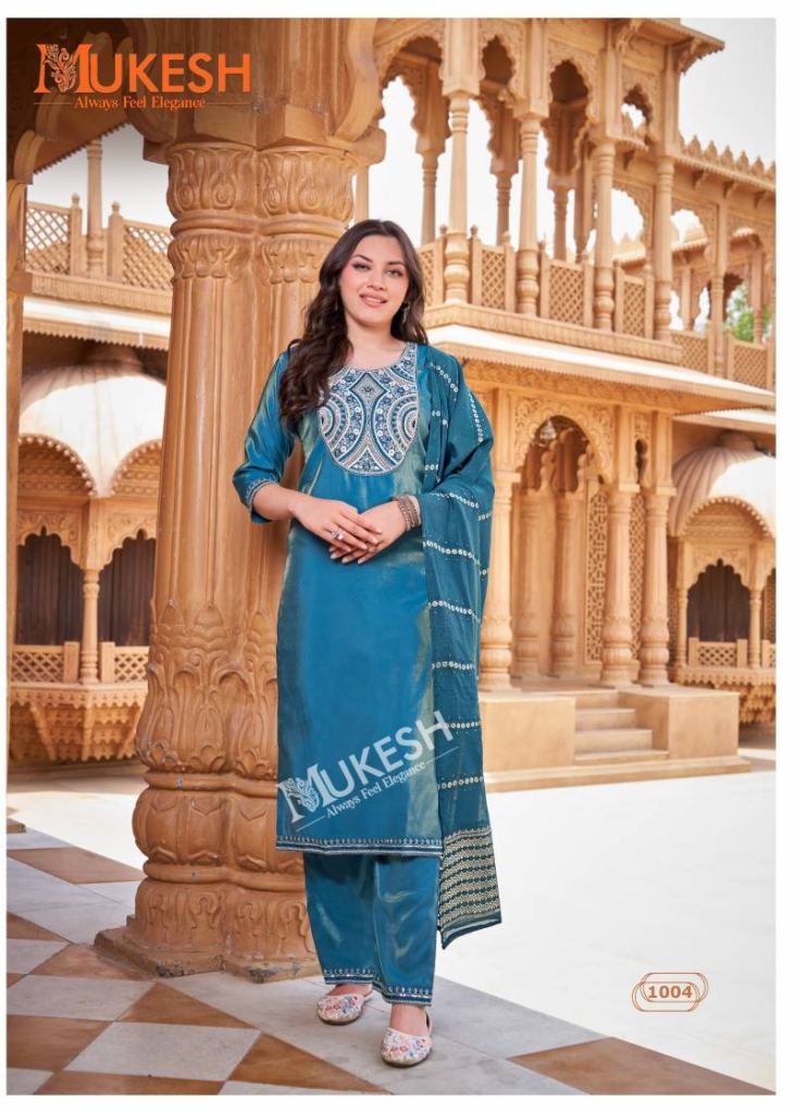 Mukesh Sindoor Top Bottom With Dupatta