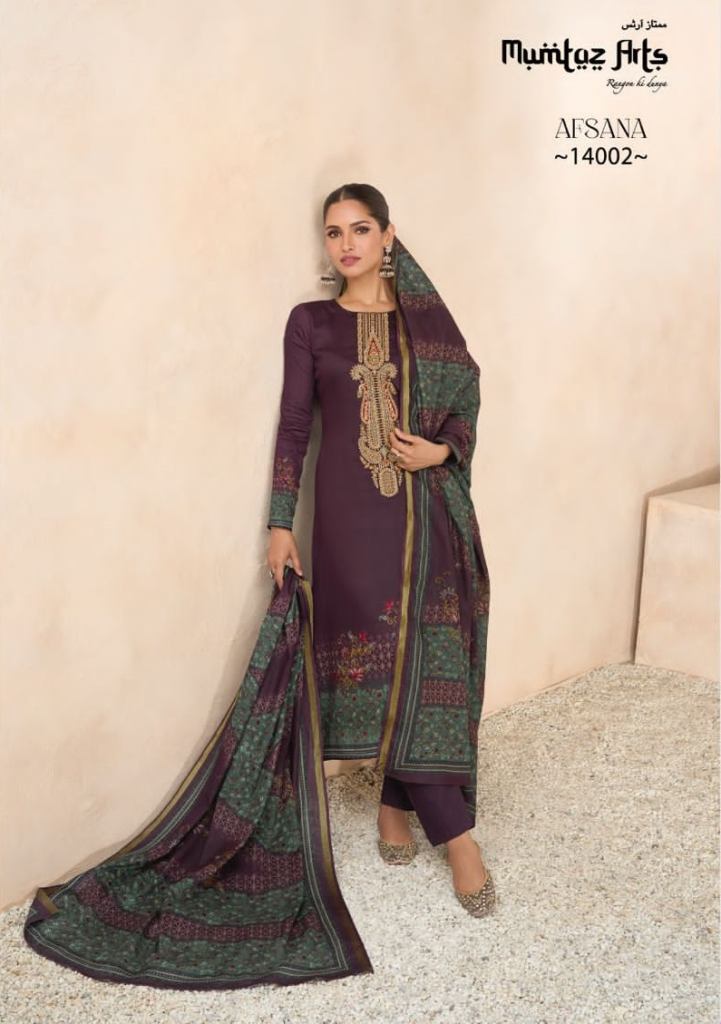 Mumtaz Arts Afsana Stylish  Designer Dress Material Collection