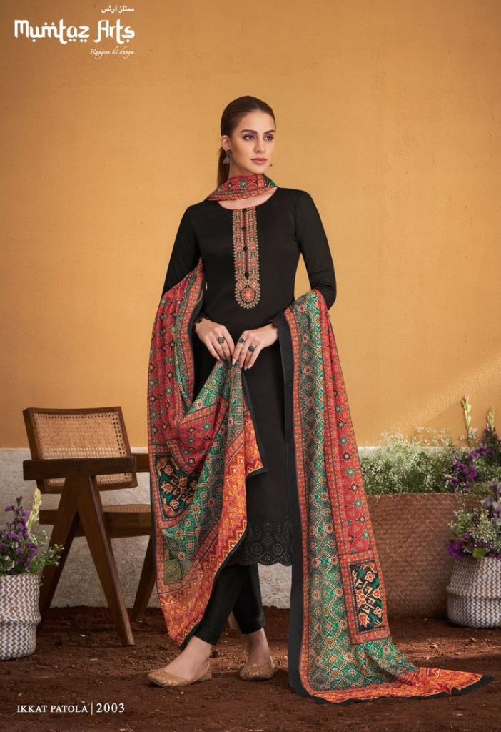 Mumtaz Arts  Ikkat Patola Fancy Wear Designer Salwar Suit Collection