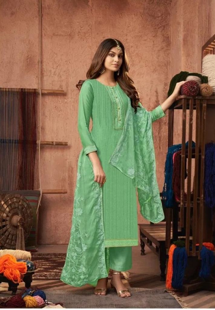 Mumtaz Arts presents  Kashmiri Designer Dress Material