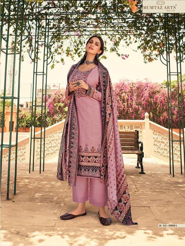 Mumtaz  Arts Megh Malhar Embroidery Designer Dress Material Catalog 
