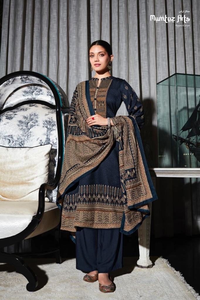 Mumtaz Arts Mehr Designer Winter Wear Salwar suits catalog 
