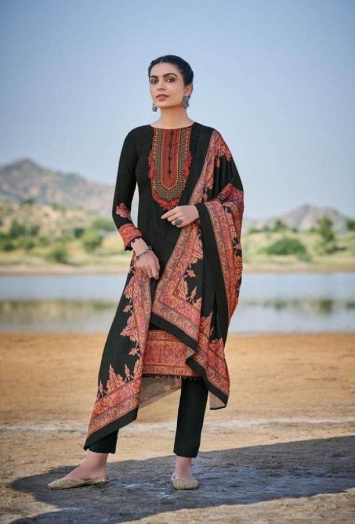 Mumtaz Arts Presents  Malhar  Designer Dress Material