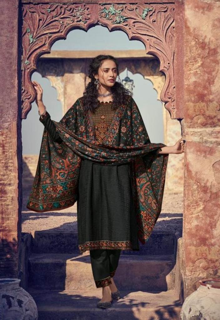 Mumtaz Arts presents  Shikargah  Designer Dress Material