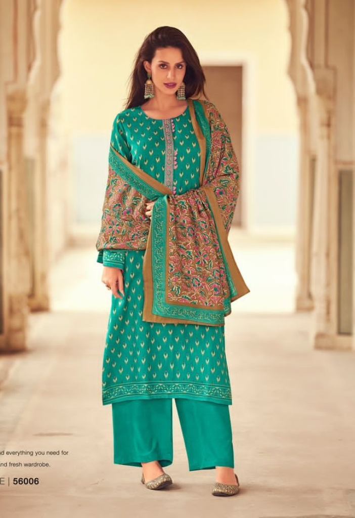 Mumtaz Jasmine Winter Wear Pashmina Embroidery Dress Material Collection