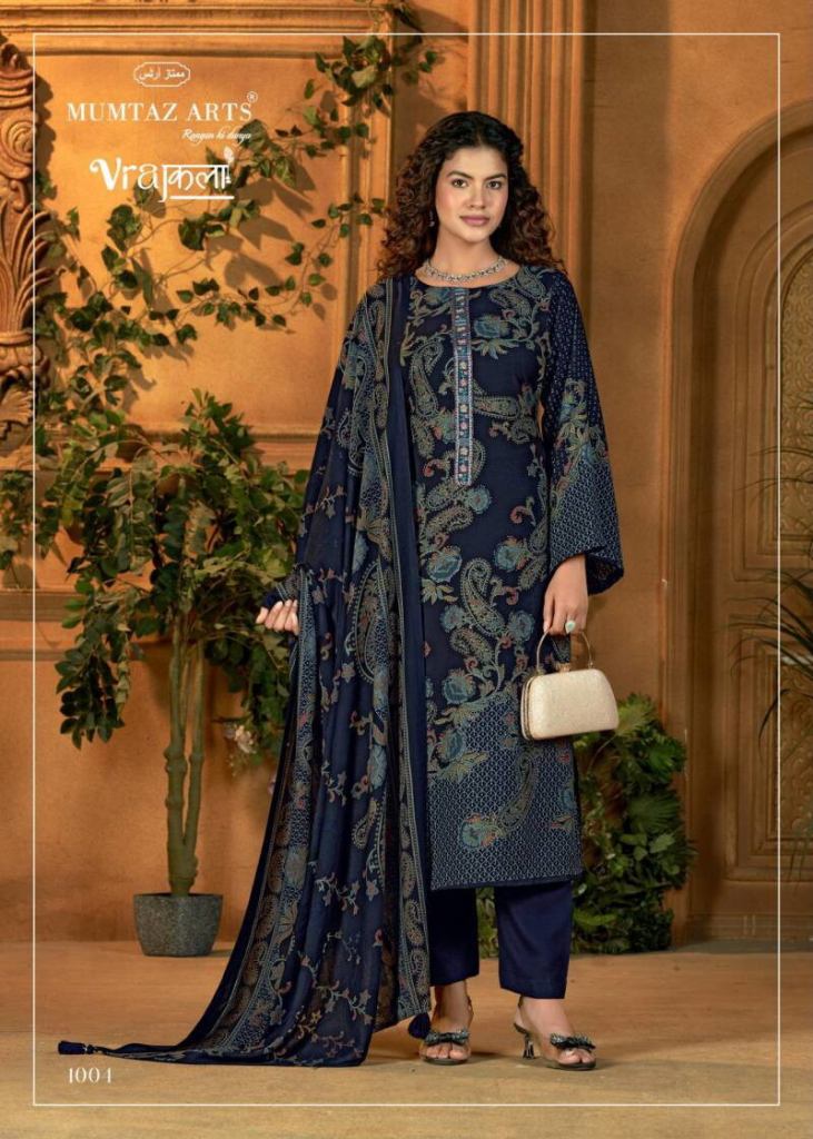 Mumtaz Zaid Digital Printed Embroidery Dress Material