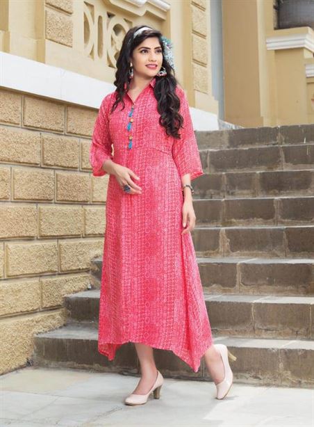 Myra Vol 1 Manisha Fashion Georgette Kurtis