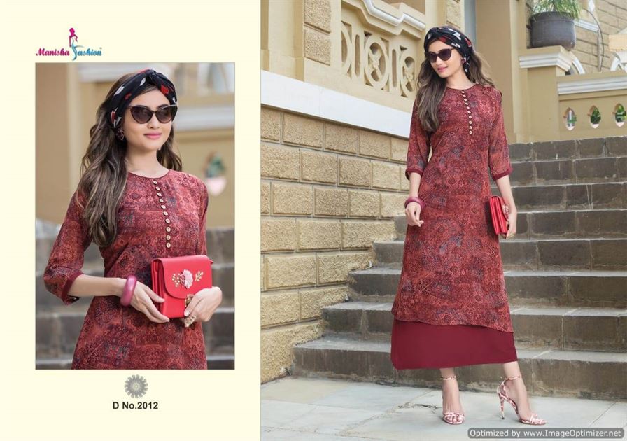 Wanna Mayra Latest Designer Casual Wear Rayon Fancy Kurti Collection  The  Ethnic World