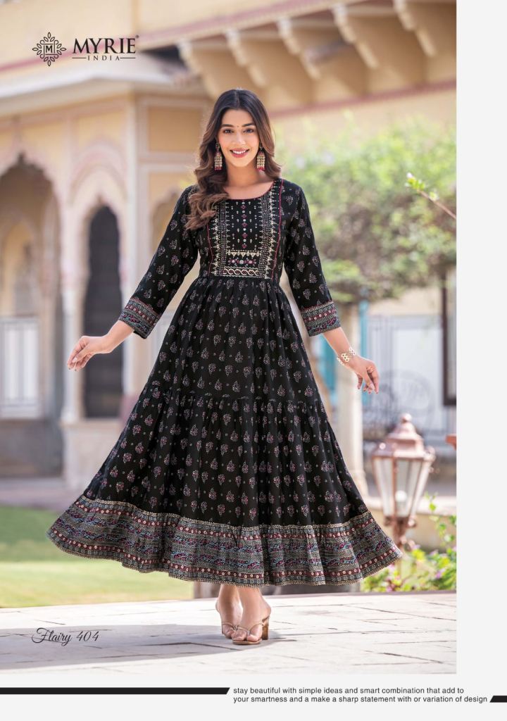 Buy GoSriKi Women's Cotton Blend Blue Printed Anarkali Kurta Online at Best  Prices in India - JioMart.