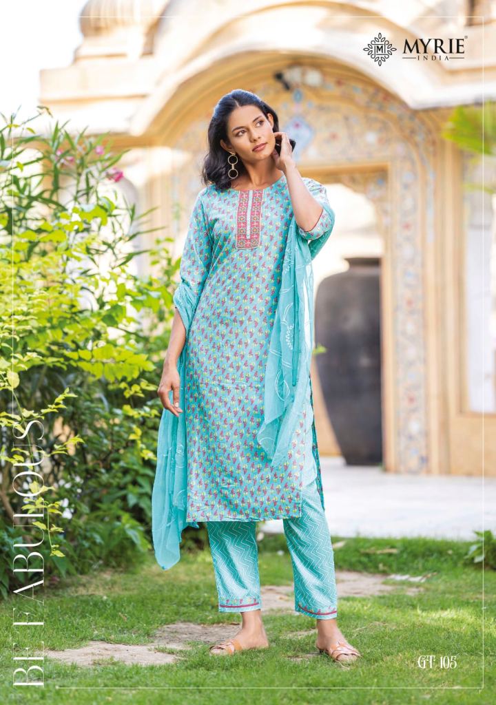 Maira Anokhi 5 Festive Wear Kurti With Bottom Collection: Textilecatalog