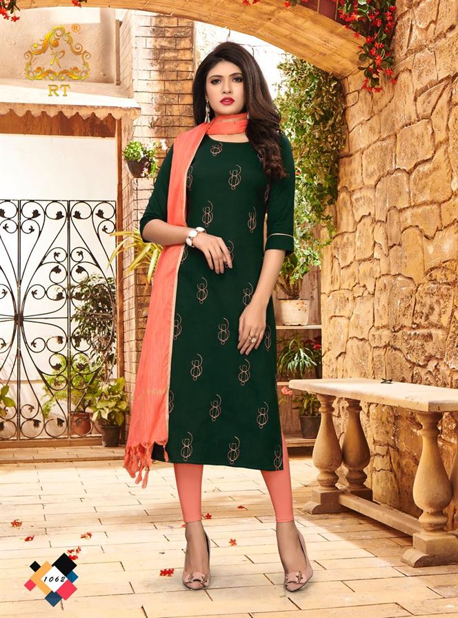 Nari vol 10 by rijiya trends kurti with dupatta collection