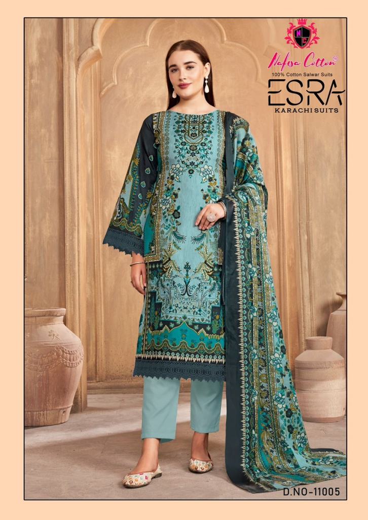 Nafisa Esra Karachi Suit Vol 11 Printed Dress Material