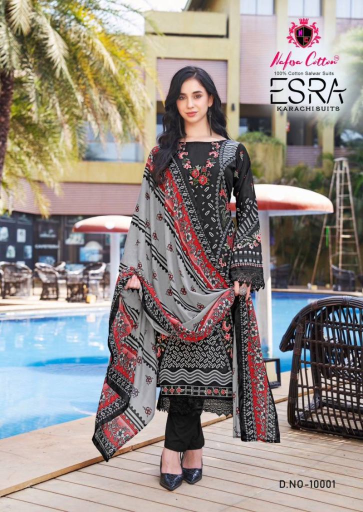 Nafisa Esra Vol 10 Printed Dress Material