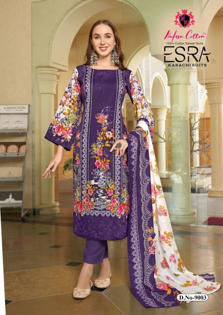 Nafisa Esra Vol 9 Printed Dress Material