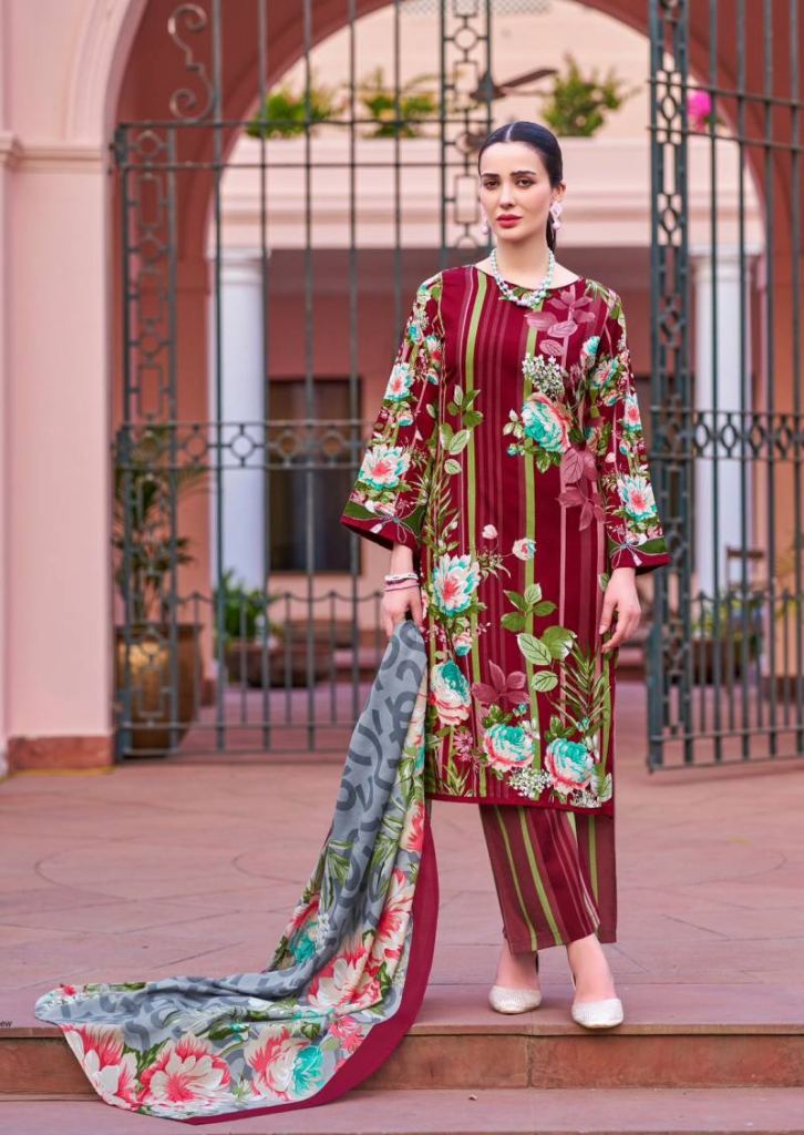 Nafisa Majestic Digital Printed Dress Material