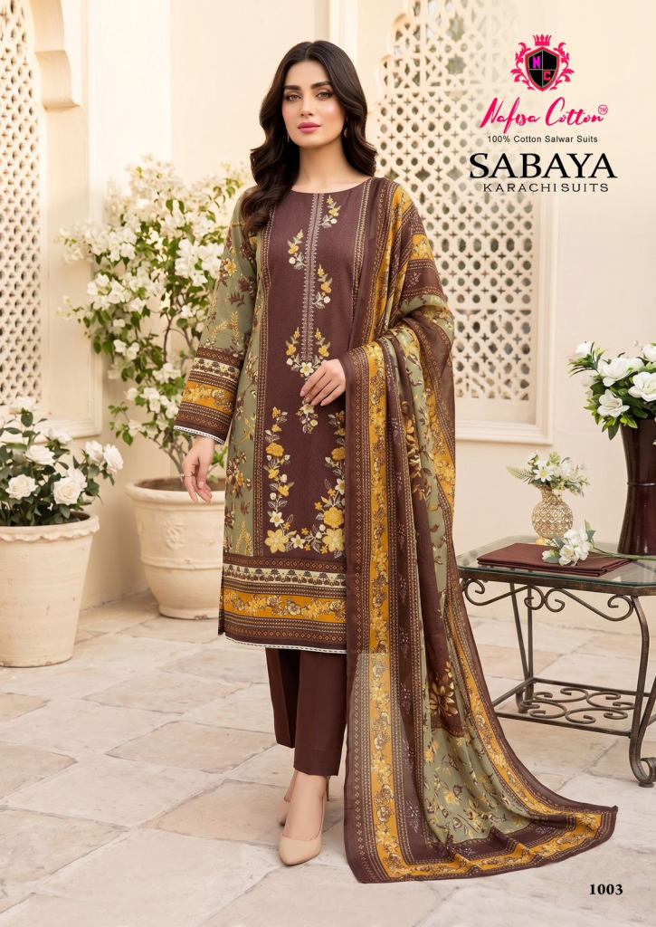 Nafisa Sabaya Vol 1 Readymade Karachi Kurti Set