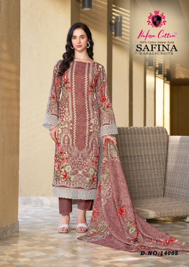 Nafisa Safina Vol 14 Digital Printed Dress Material