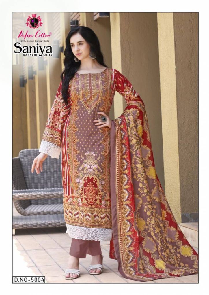 Nafisa Saniya Vol 05 Printed Dress Material
