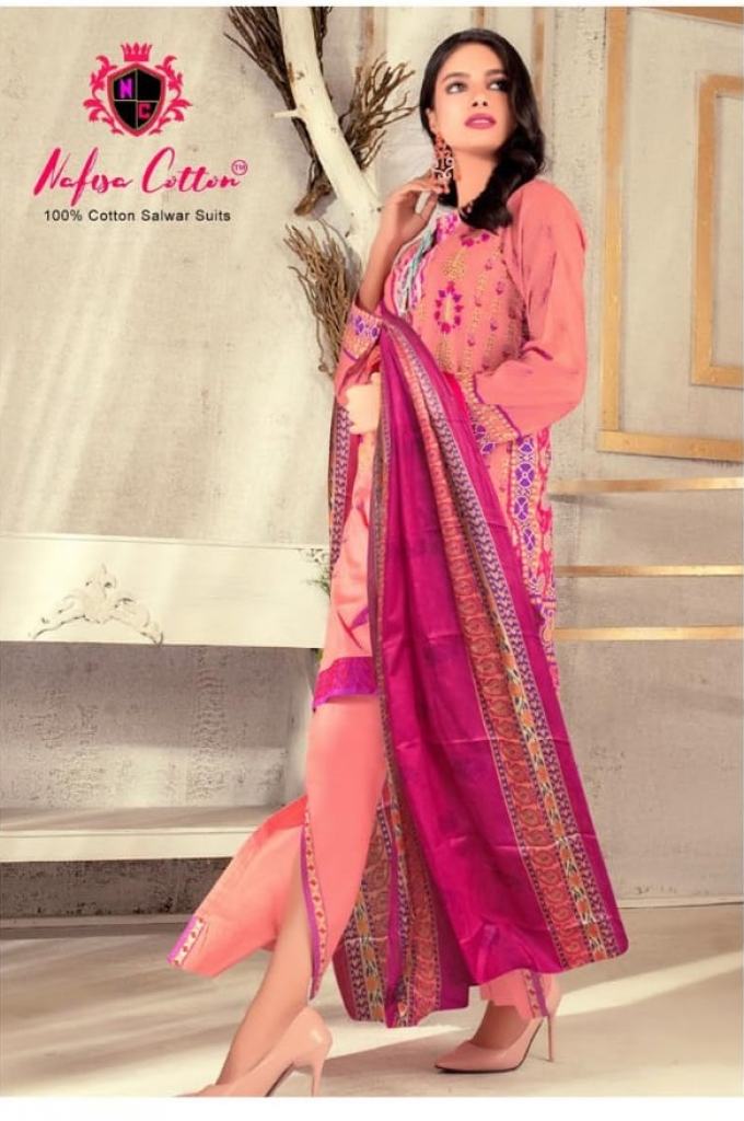 Nafisa presents Sahil vol 5 Karachi Dress Materials Collection